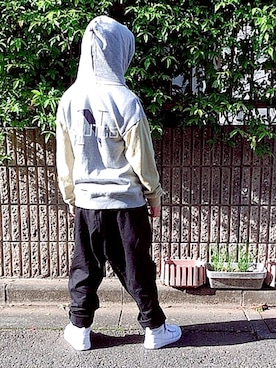 「BRANSHES（ブランシェス）のアイテム（パンツ）」を使った、ちゃあさん（レディース・154cm）の春コーディネート