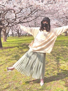 ちゃあさん（レディース・154cm）の春コーディネート