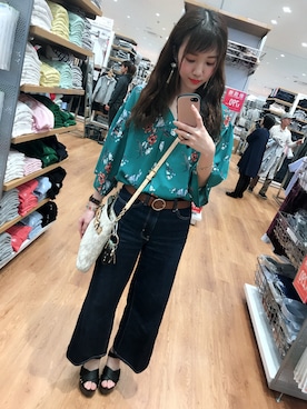「アイテム（バングル/リストバンド）」を使った、☆☆☆さん（レディース・155cm・20代）の春コーディネート