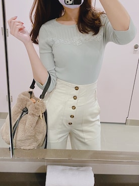 「COCO DEAL（ココディール）のアイテム（バッグ）」を使った、lilac さん（レディース・169cm）の冬コーディネート