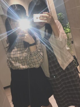 「AS KNOW AS」｜「アイテム（アクセサリー）」を使った、さとさん（レディース・159cm）の秋コーディネート
