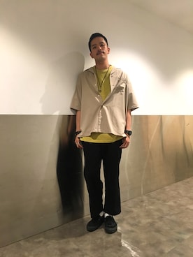 松野。さん（メンズ・175cm）の夏コーディネート