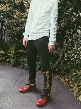 「PRADA（プラダ）のアイテム（その他シューズ）」を使った、K I K U D E N さん（メンズ・173cm）の春コーディネート