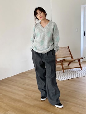 「ルーズフィット」｜vnutstudio.jpさん（レディース・168cm）の冬コーディネート