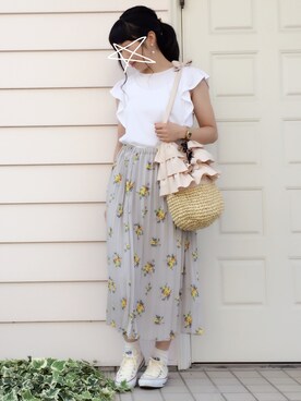 kcoさん（レディース・157cm）の夏コーディネート