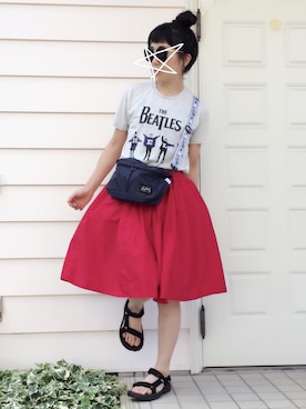 kcoさん（レディース・157cm）の夏コーディネート