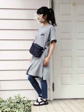 kcoさん（レディース・157cm）の夏コーディネート