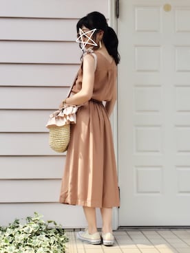 kcoさん（レディース・157cm）の夏コーディネート