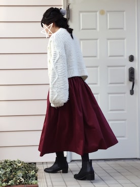 kcoさん（レディース・157cm）の冬コーディネート