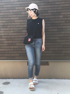 kcoさん（レディース・158cm）の夏コーディネート