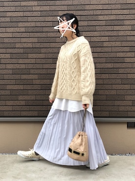 kcoさん（レディース・158cm）の冬コーディネート