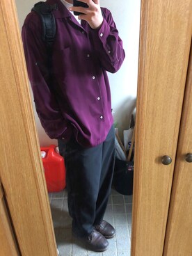 「Anello」｜「アイテム（ブーツ）」を使った、としさん（メンズ・178cm）の春コーディネート