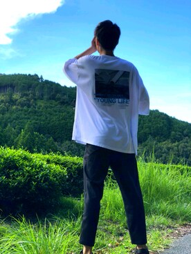 「Add---（アッド）のアイテム」を使った、strawberryさん（メンズ・183cm）の夏コーディネート