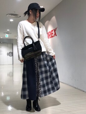 にしはたさん(レディース・165cm)の秋コーディネート