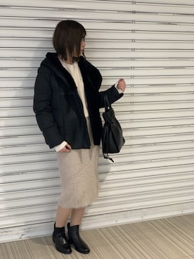 にしはたさん（レディース・165cm）の冬コーディネート