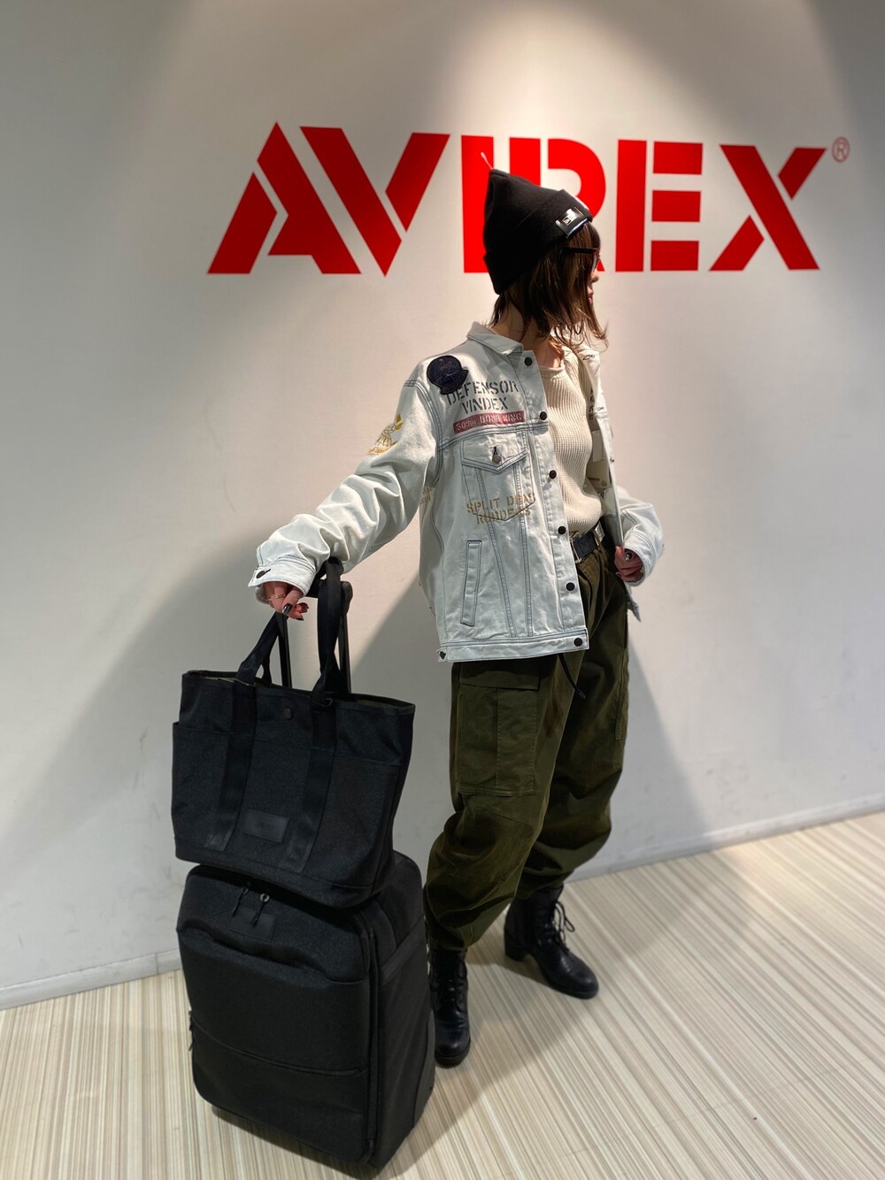 AVIREX ギガホールド トートバッグ メッシュトートバッグ 耐久性