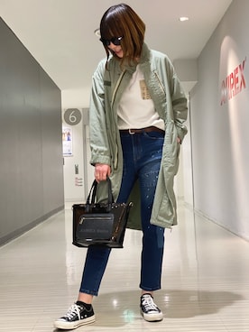 にしはたさん（レディース・166cm）の春コーディネート