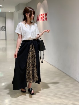 にしはたさん（レディース・166cm）の夏コーディネート