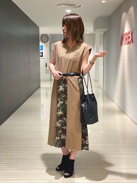 にしはたさん（レディース・166cm）の夏コーディネート