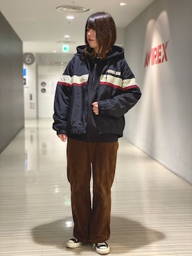 にしはたさん(レディース・166cm)の冬コーディネート
