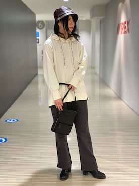 にしはたさん（レディース・166cm）の冬コーディネート