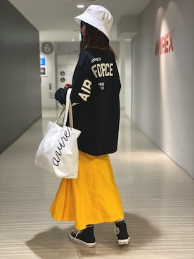 にしはたさん（レディース・166cm）の春コーディネート