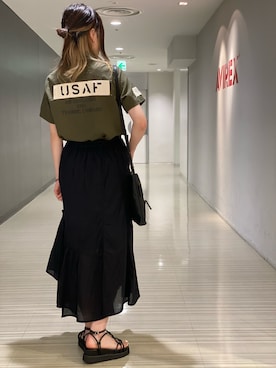 にしはたさん（レディース・166cm）の夏コーディネート