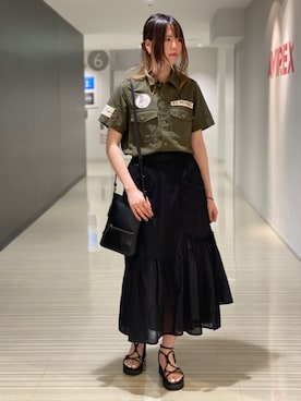 にしはたさん（レディース・166cm）の夏コーディネート