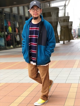 「GLOBAL WORK（グローバルワーク）のアイテム（その他アウター）」を使った、kenjiさん（メンズ・165cm・20代）の冬コーディネート