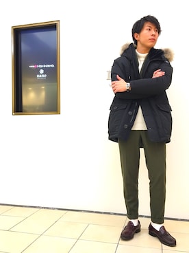 「nano・universe」｜nanouniverse難波STAFFさん（メンズ・170cm）の秋コーディネート