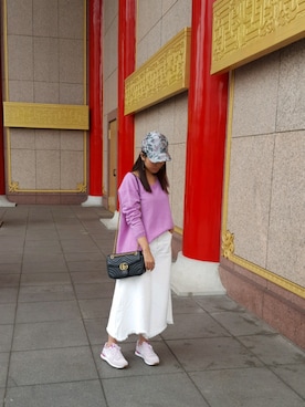 「Raisonne（レゾネ）のアイテム」を使った、Letitiaさん（レディース・164cm）の春コーディネート