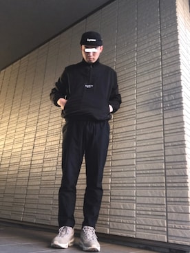 「ランニングスタイル」｜「アイテム（ブルゾン）」を使った、trnkhtlさん（メンズ・172cm）の春コーディネート