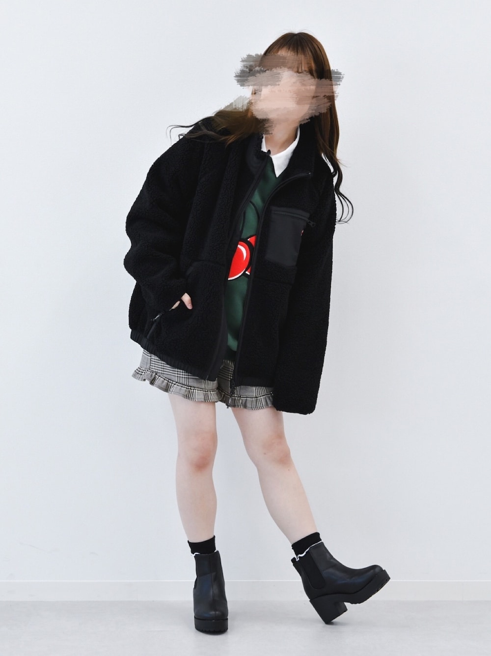 KIRSH（キルシー）の「CHERRY POCKET FLEECE JUMPER/チェリー