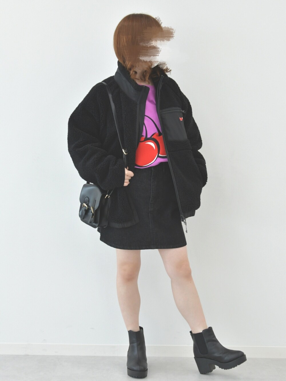 KIRSH（キルシー）の「CHERRY POCKET FLEECE JUMPER/チェリー