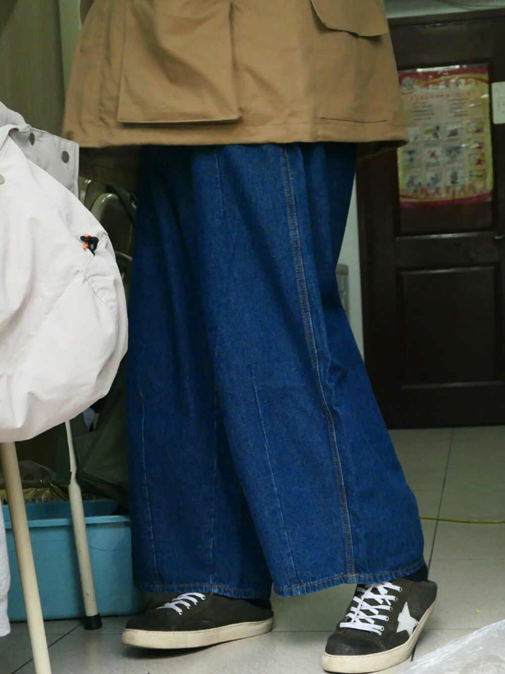 「Anniehall_officialのアイテム（ジャケット/アウター、その他）」を使った、别树さん（メンズ・180cm）の冬コーディネートの1枚目の写真
