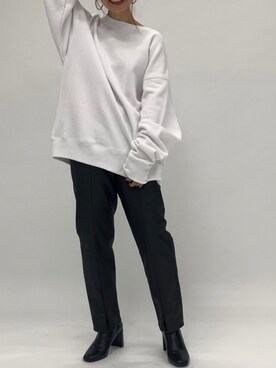 「LOWRYS FARM（ローリーズファーム）のストレッチヒールブーツ　851418（ブーツ）」を使った、eritisさん（レディース・161cm）の冬コーディネート