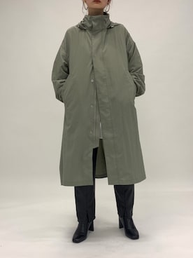 「LOWRYS FARM（ローリーズファーム）のストレッチヒールブーツ　851418（ブーツ）」を使った、eritisさん（レディース・161cm）の冬コーディネート