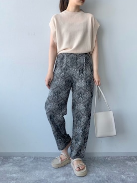 「ガラパン」｜「アイテム（その他）」を使った、eritisさん（レディース・161cm）の春コーディネート