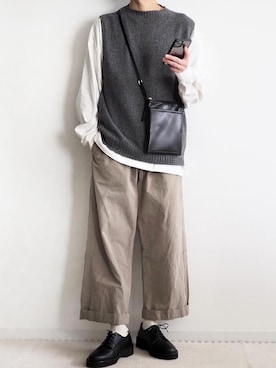 なごさん（メンズ・170cm）の春コーディネート