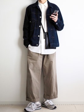 なごさん(メンズ・170cm)の春コーディネート