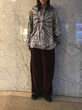 「ヒザデルパンツ」｜まつしんさん（メンズ・183cm）の夏コーディネート