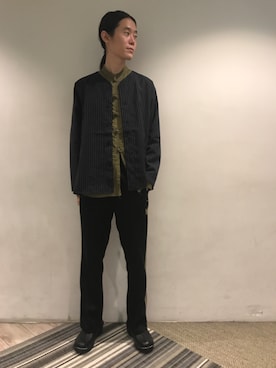 「troentorp（トロエントープ）のアイテム」を使った、まつしんさん（メンズ・183cm）の秋コーディネート