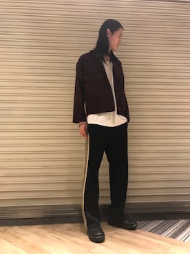 「troentorp（トロエントープ）のアイテム」を使った、まつしんさん（メンズ・183cm）の秋コーディネート