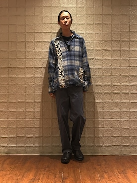 「troentorp（トロエントープ）のアイテム」を使った、まつしんさん（メンズ・183cm）の秋コーディネート