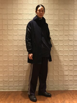 まつしん is wearing Engineered Garments