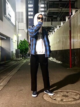 「コンズ」｜まつしんさん（メンズ・183cm）の冬コーディネート