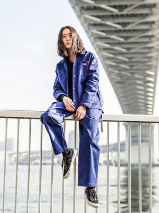 ディッキーズ ビッグサイズ カバーオール ダック地 コーデュロイ切替 DICKIES(ディッキーズ) / ダック地/ブランケット/カバーオール