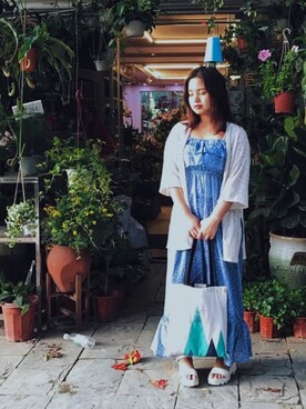 「FOREVER 21（フォーエバー トゥエンティーワン）のアイテム（ダウンジャケット/コート）」を使った、aliceさん（レディース・158cm）の春コーディネート