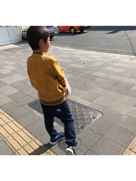 「アイテム（その他トップス）」を使った、uni*さん（キッズ・131cm）の秋コーディネート