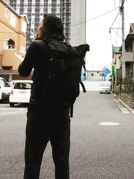「RAGEBLUE（レイジブルー）のアイテム（スラックス）」を使った、ytkmtysさん（メンズ・175cm・30代）の冬コーディネート